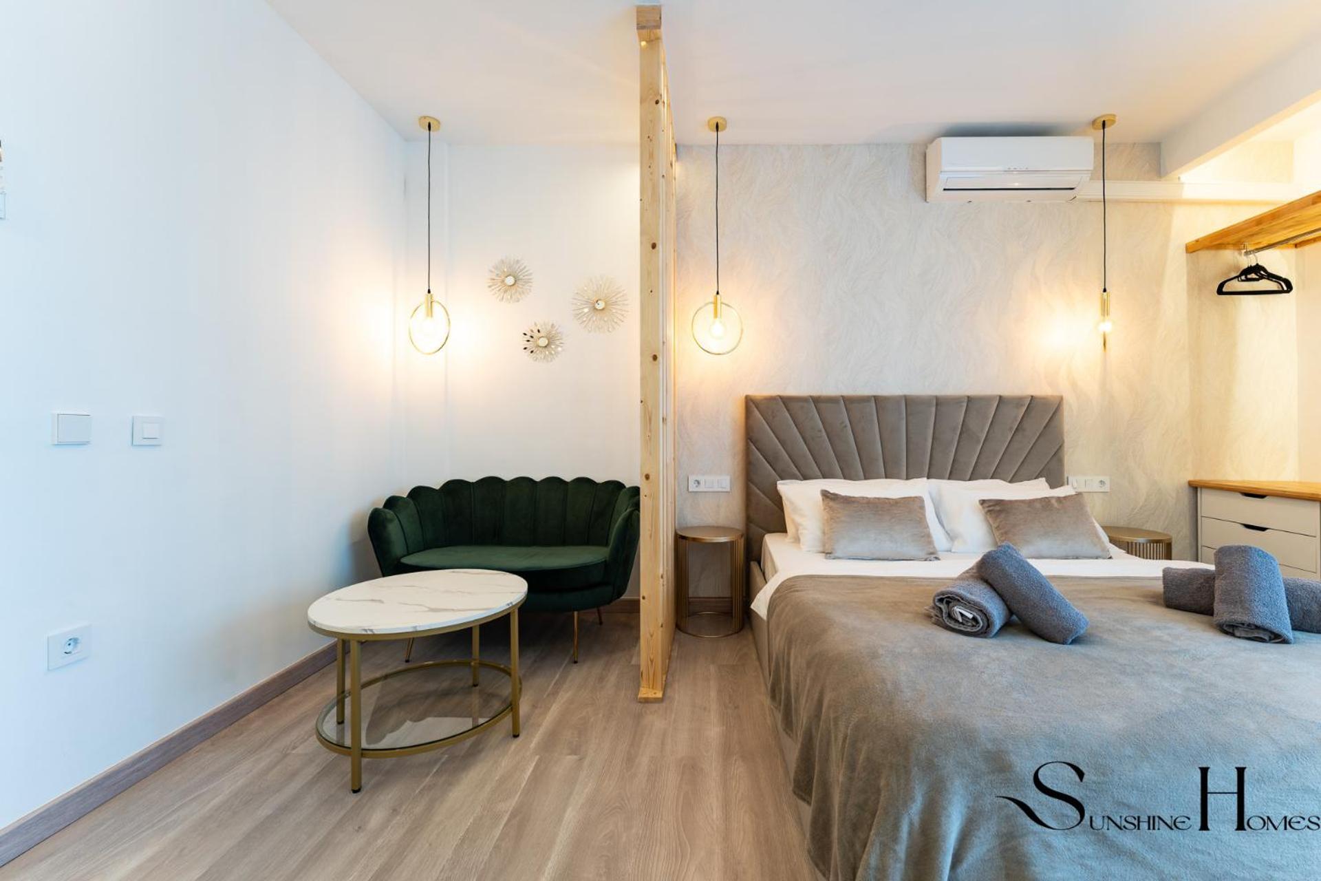 Seaview Beachfront Studio With Aqua Park & Balcony Benalmádena Buitenkant foto